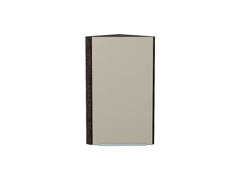 716*300*306 Шкаф верхний торцевой Фьюжн Silky Grey Graphite