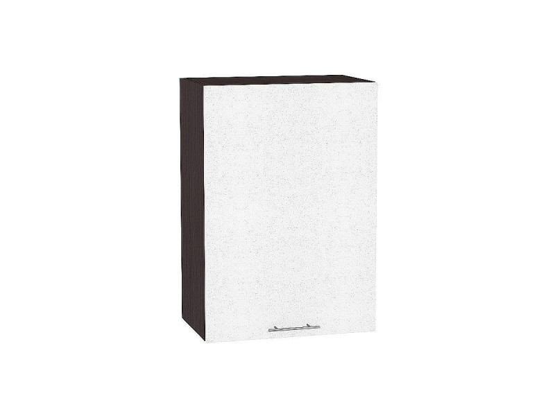 920*600* Шкаф верхний с 1-ой дверцей Валерия-М Белый металлик Graphite